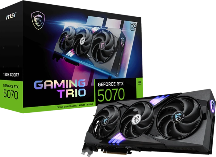 کارت گرافیک MSI مدل GeForce RTX 5070 12G GAMING TRIO OC