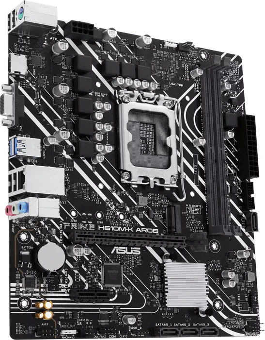 مادربرد Asus مدل PRIME H610M-K ARGB DDR5