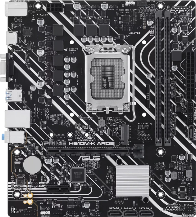 مادربرد Asus مدل PRIME H610M-K ARGB DDR5