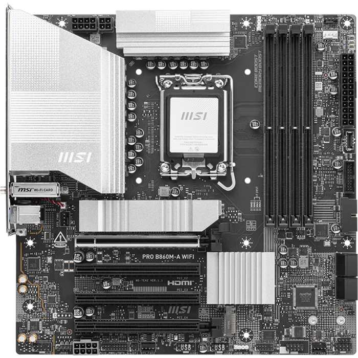 کالا MSI مدل PRO B860M-A WIFI DDR5 ASLI MB