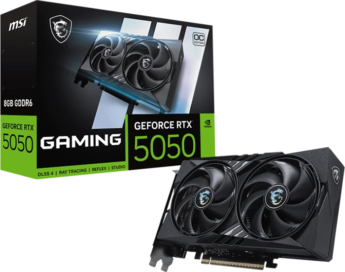کارت گرافیک MSI مدل GeForce RTX 5050 8G GAMING OC
