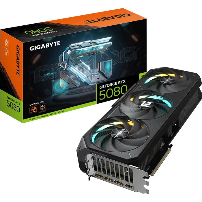 کارت گرافیک GIGABYTE مدل GeForce RTX 5080 GAMING 16G
