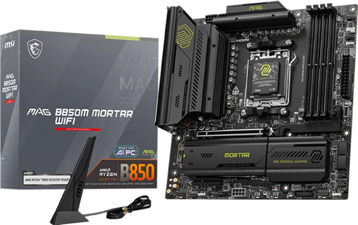 مادربرد MSI مدل MAG B850M MORTAR WIFI