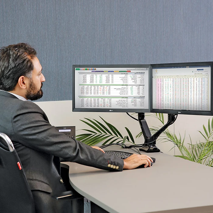 پایه نگهدارنده ۲ مانیتور Ergotech مدل WLA004