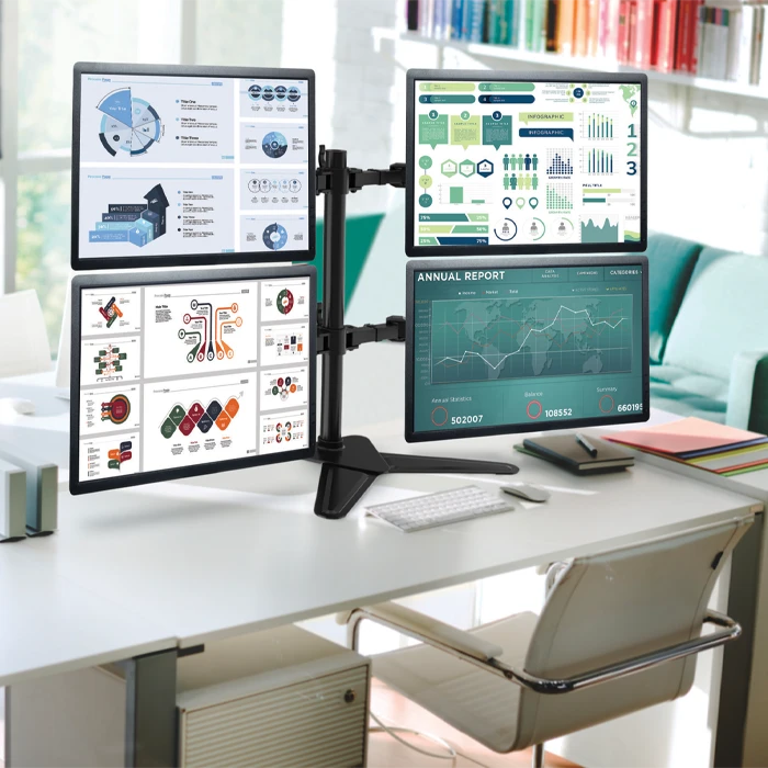 پایه نگهدارنده 4 مانیتور Ergotech مدل WLA009