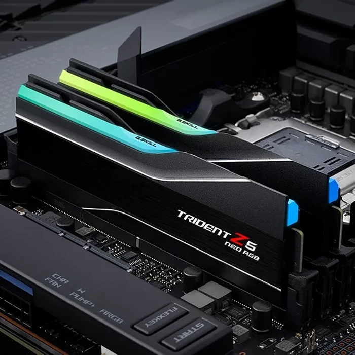 رم کامپیوتر 32 گیگابایت (16GB*2) G.SKILL مدل Trident Z5 Neo RGB DDR5 6000MHz CL30