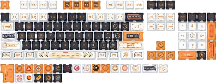 مجموعه کامل کلید کیبورد مکانیکال Redragon مدل A143 PBT
