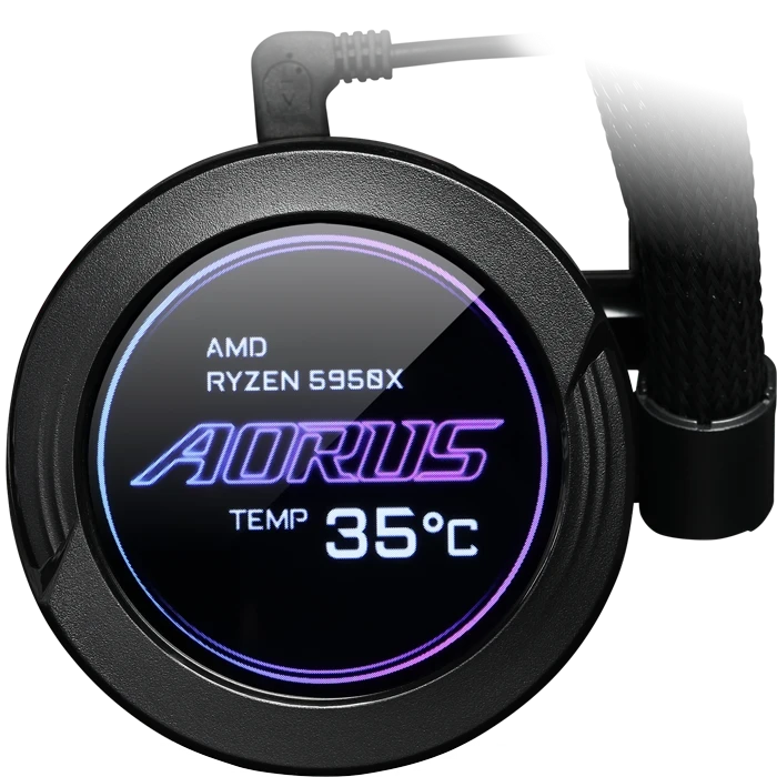 خنک کننده پردازنده Gigabyte مدل AORUS WATERFORCE X 360