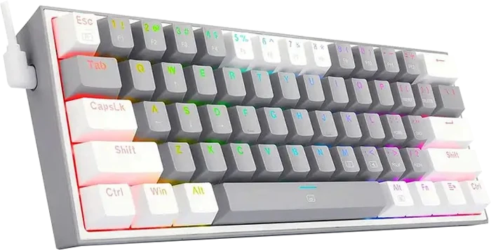 کیبورد سیمی گیمینگ Redragon مدل FIZZ K617 RGB با سوییچ قرمز