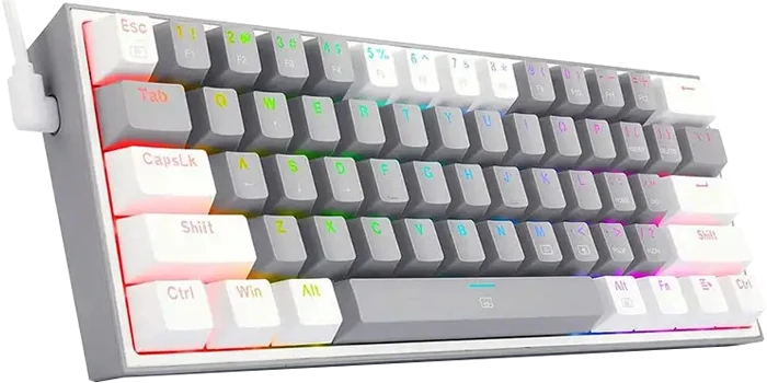 کیبورد سیمی گیمینگ Redragon مدل FIZZ K617 RGB با سوییچ قرمز