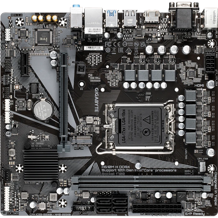 مادربرد GIGABYTE مدل H610M H DDR4