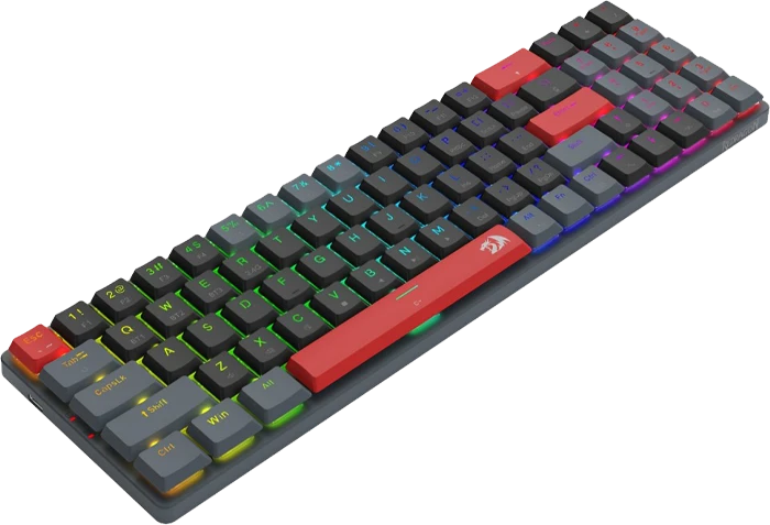 کیبورد مکانیکال گیمینگ بی سیم Redragon مدل ASHE PRO K626RBG