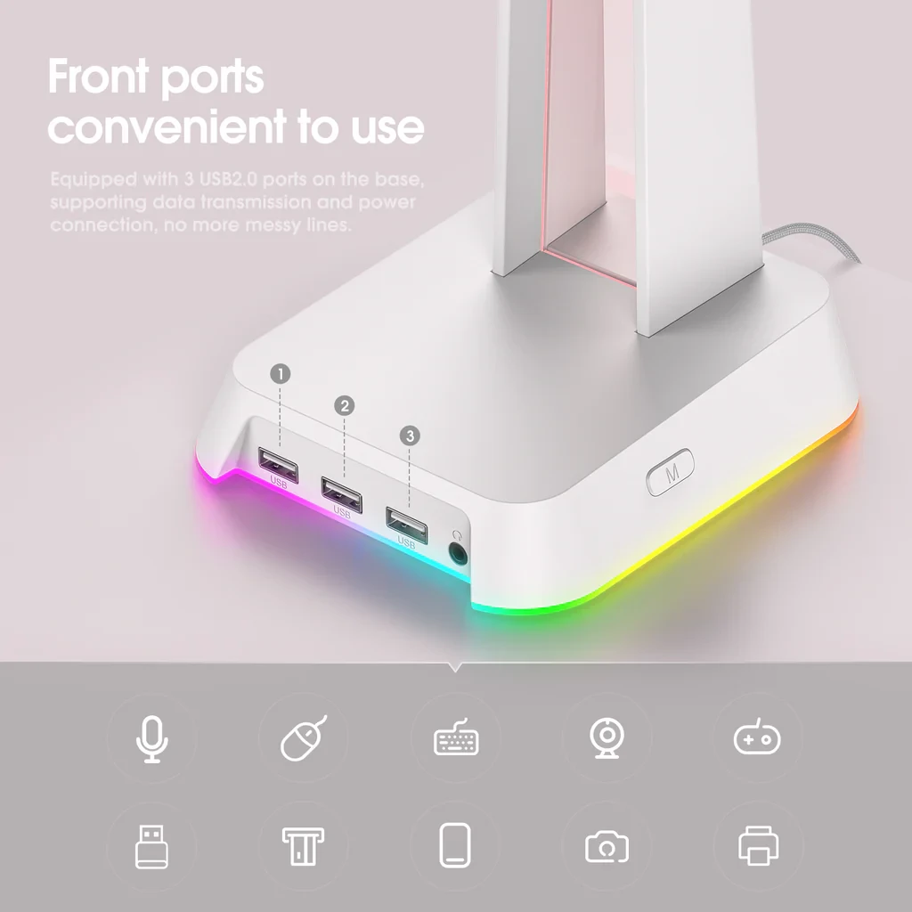 پایه هدست Onikuma مدل ST2 RGB