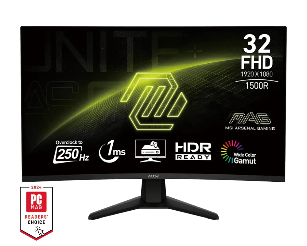 مانیتور گیمینگ 27 اینچ MSI مدل MAG 32C6X