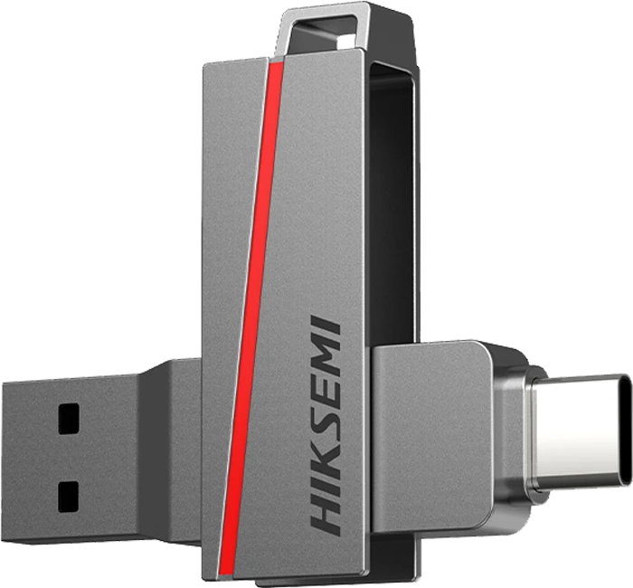 فلش مموری 64 گیگابایت HIKSEMI مدل DUAL SLIM HS-USB-E307C‌