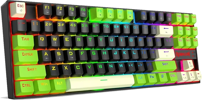 کیبورد مکانیکال گیمینگ سیمی Redragon مدل KUMARA K552 BGC-M RGB‌