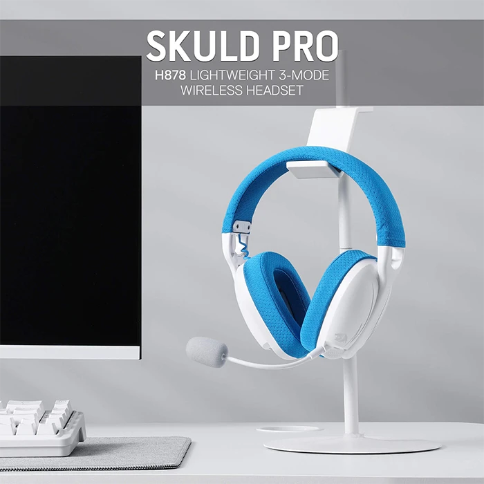 هدست بی سیم گیمینگ Redragon مدل Skuld H878‌