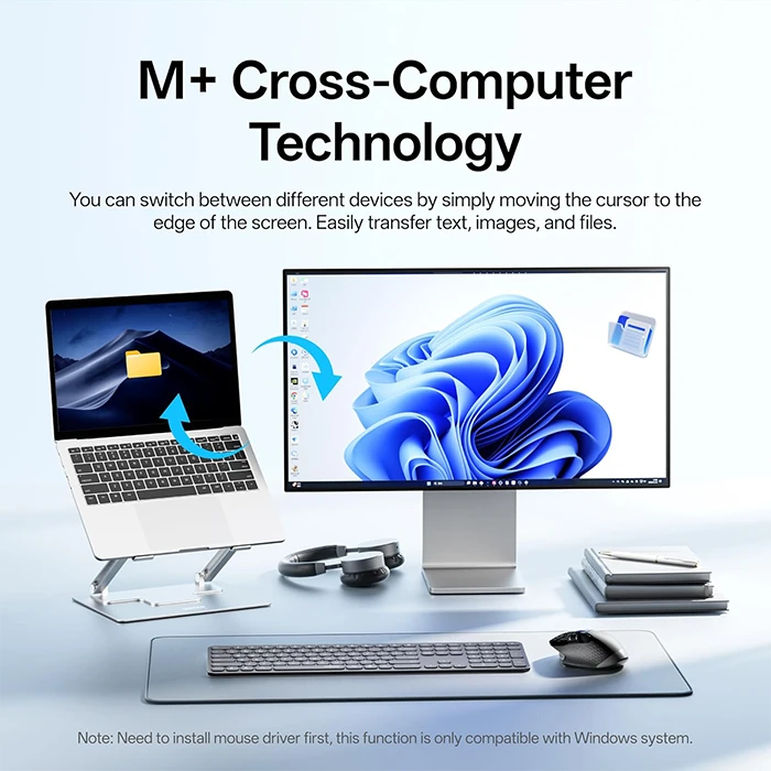 موس بی سیم Rapoo مدل MT750 Plus‌