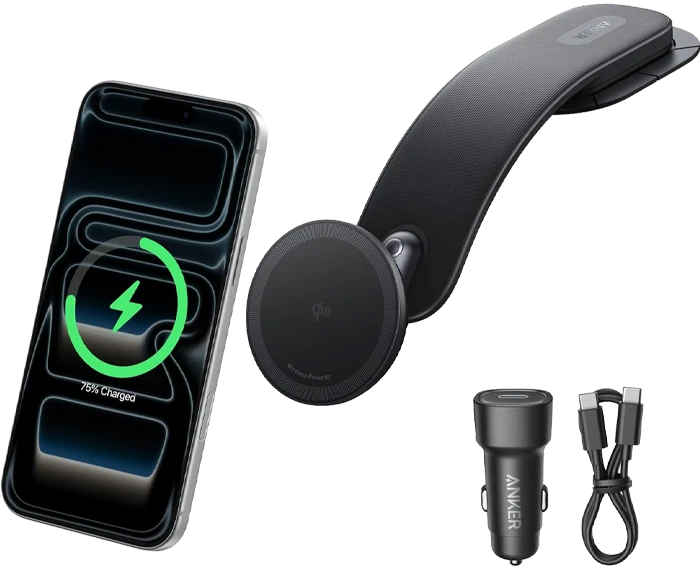 شارژر بی سیم 15 وات Anker مدل MagGo Qi2 B2216‌