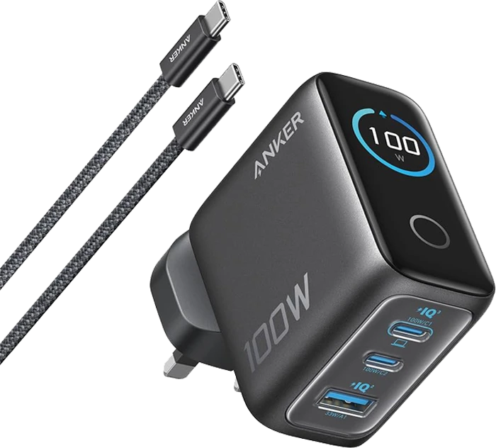 شارژر دیواری 100 وات Anker مدل B121B‌