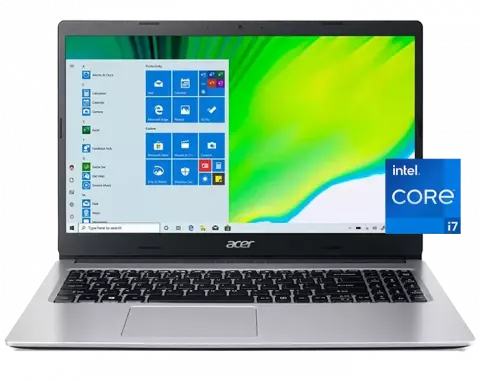 نمای روبرو لپ تاپ 15.6 اینچ Acer مدل Aspire 3 A315-58G-79RH