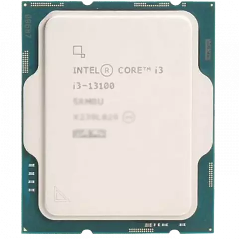 نمای جلو پردازنده  Intel مدل Core i3 13100