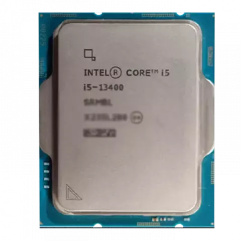 نمای جلو پردازنده  Intel مدل Core i5 13400