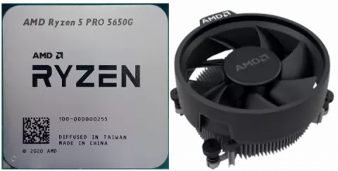 پردازنده AMD مدل Ryzen 5 Pro 5650G همراه با فن