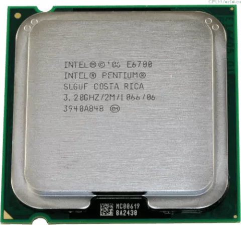 پردازنده 3.2گیگاهرتز Intel مدل PENTIUM E6700