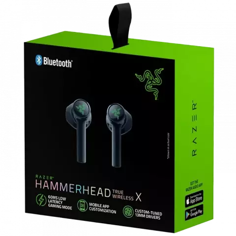 ایرفون بلوتوثی گیمینگ Razer مدل Hammerhead True Wireless X