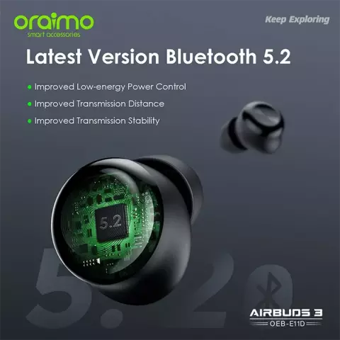 ایرفون بلوتوثی Oraimo مدل AirBuds 3 OEB-E11D