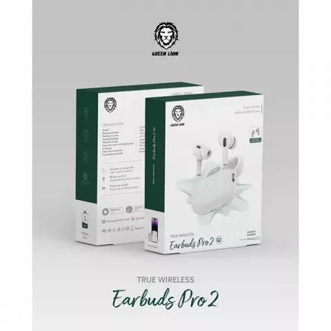 ایرفون بلوتوثی Green Lion مدل Earbuds Pro2