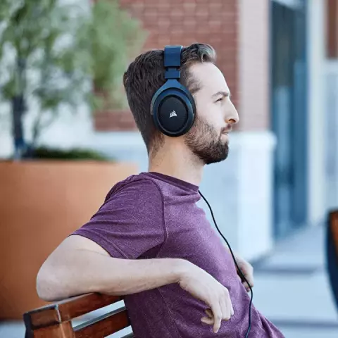هدفون، هدست، هندزفری و ایرفون سیمی Corsair مدل GAMING HS50 STEREO