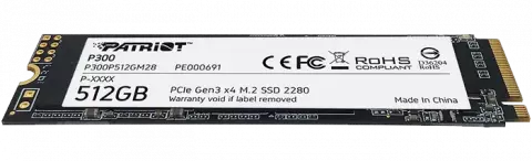حافظه SSD اینترنال 512 گیگابایت Patriot مدل P300 NVMe M.2