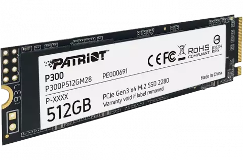 حافظه SSD اینترنال 512 گیگابایت Patriot مدل P300 NVMe M.2