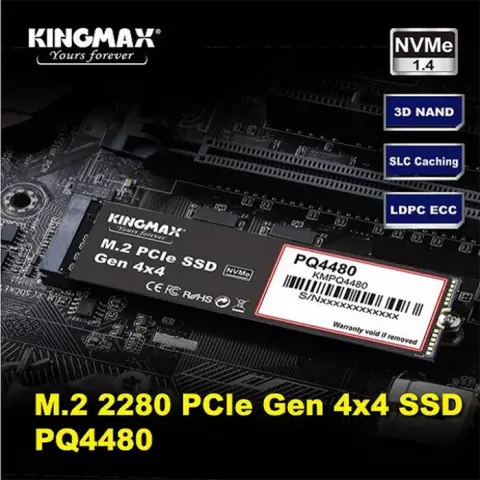 حافظه SSD اینترنال 500 گیگابایت Kingmax مدل PQ4480 NVMe M.2