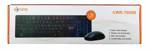 کیبورد و موس بی سیم Fater مدل CWR-7000B
