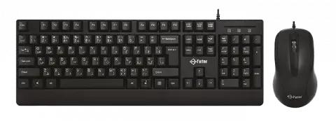 کیبورد و موس سیمی Fater مدل CCN-4000B