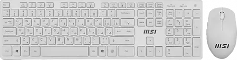 موس MSI مدل RF1430W-FS + MA 004W WHITE WIRELESS KB & MOUSE