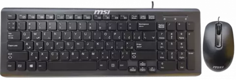 موس MSI مدل BLACK WIRED KB & MOUSE