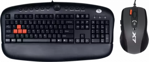 کیبورد و موس سیمی گیمینگ A4TECH مدل KX-2810BK