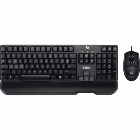 کیبورد و موس سیمی گیمینگ Logitech مدل G100S