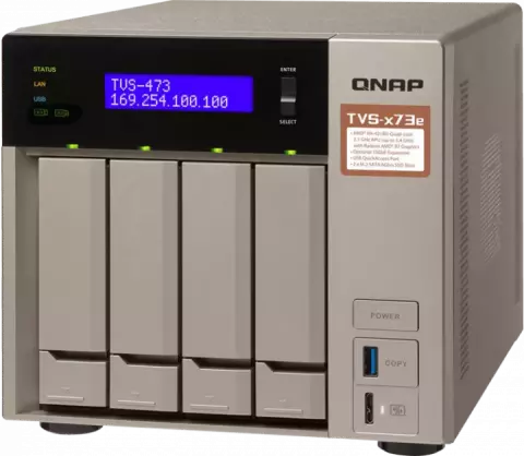 ذخیره ساز تحت شبکه QNAP مدل TVS-473E