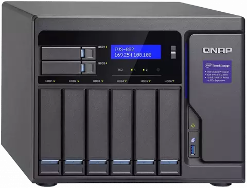 ذخیره ساز تحت شبکه QNAP مدل TVS-882-i3