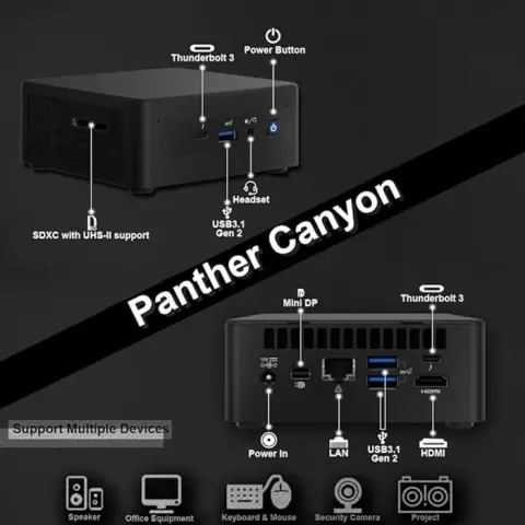 مینی پی سی Intel مدل NUC KIT NUC11PAH