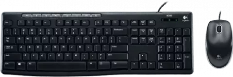 کیبورد و موس سیمی Logitech مدل MK200