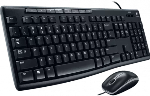 کیبورد و موس سیمی Logitech مدل MK200