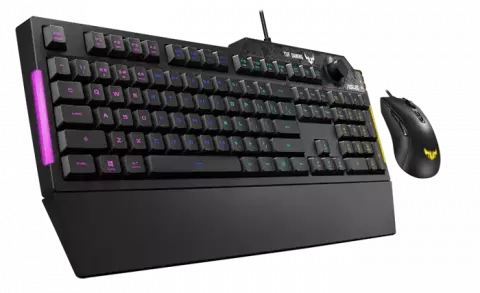 کیبورد و موس سیمی گیمینگ Asus مدل TUF Gaming Combo K1&M3