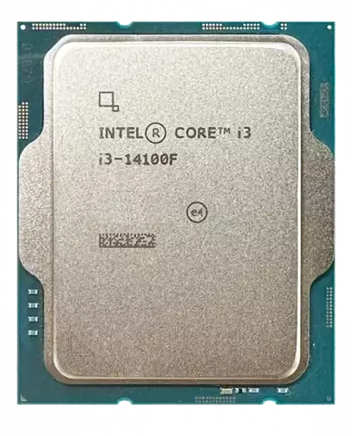 نمای جلو پردازنده  Intel مدل Core i3 14100F