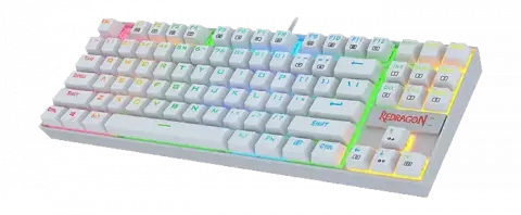 کیبورد سیمی گیمینگ Redragon مدل Kumara K552W-RGB-1 با سوییچ قرمز